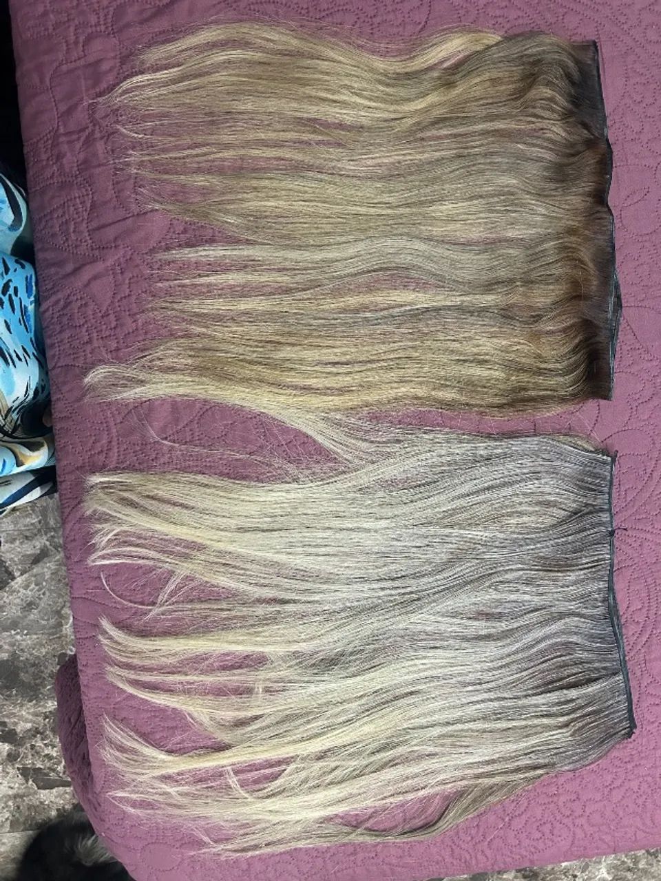 Cabelo humano brasileiro loiro do sul 45cm - Foto 2