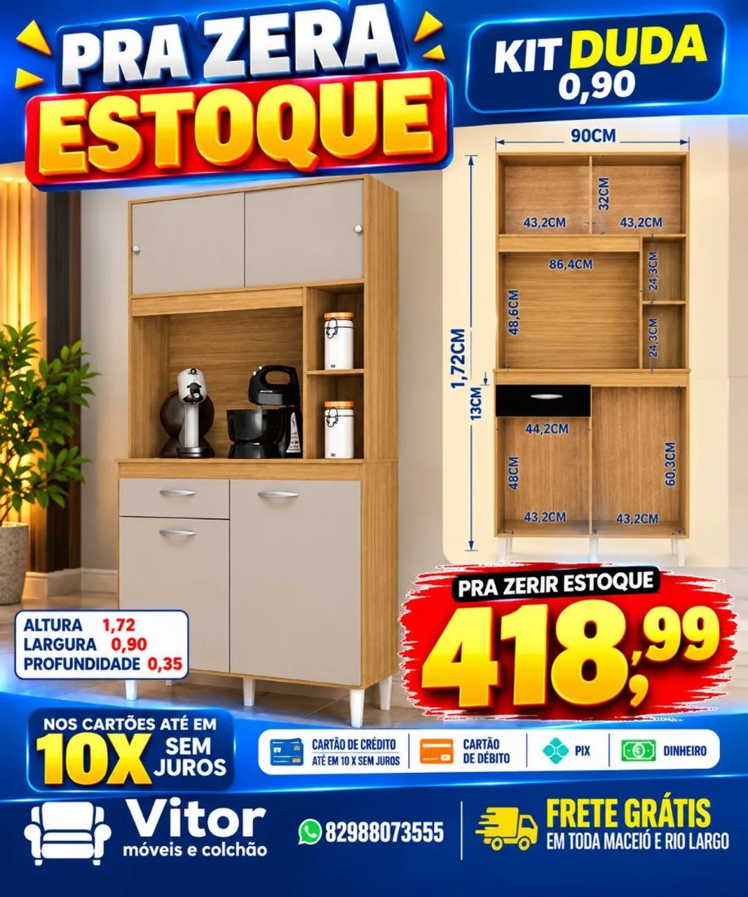OFERTA ARMÁRIO KIT DUDA  - Foto 2