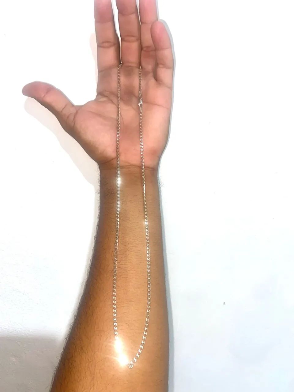Cordão de prata legítima  - Foto 2