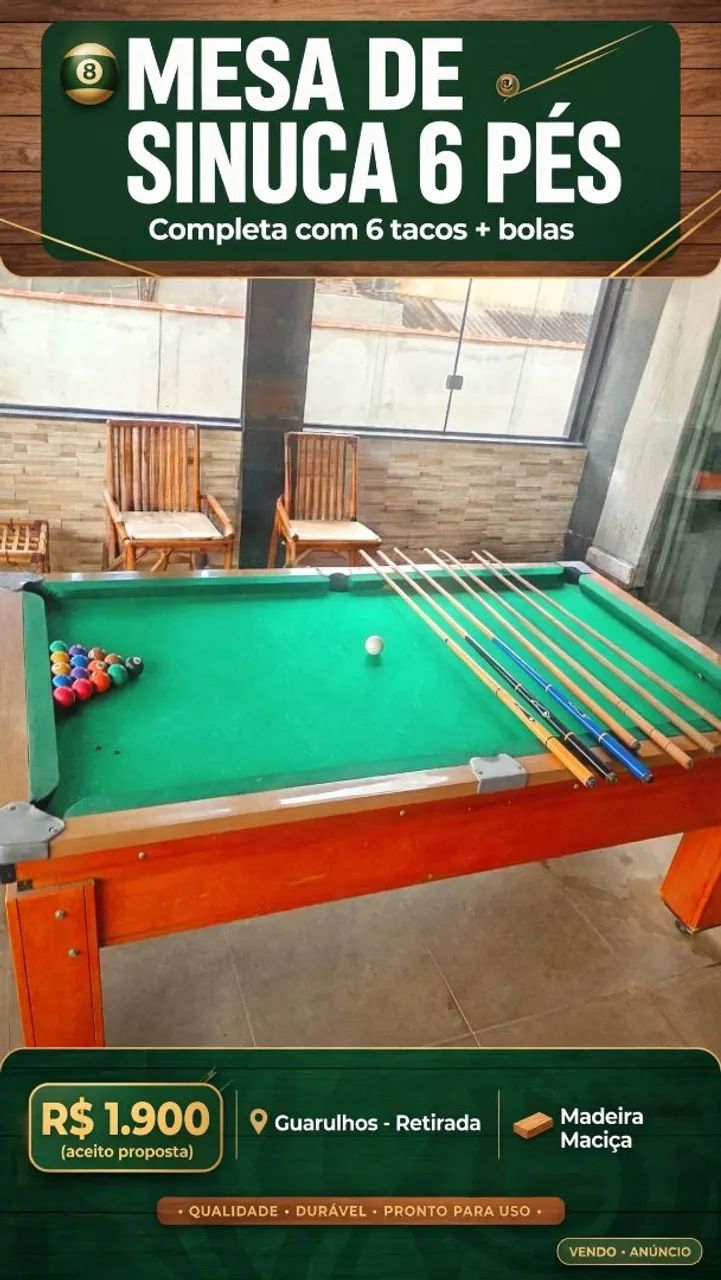 Mesa de sinuca 