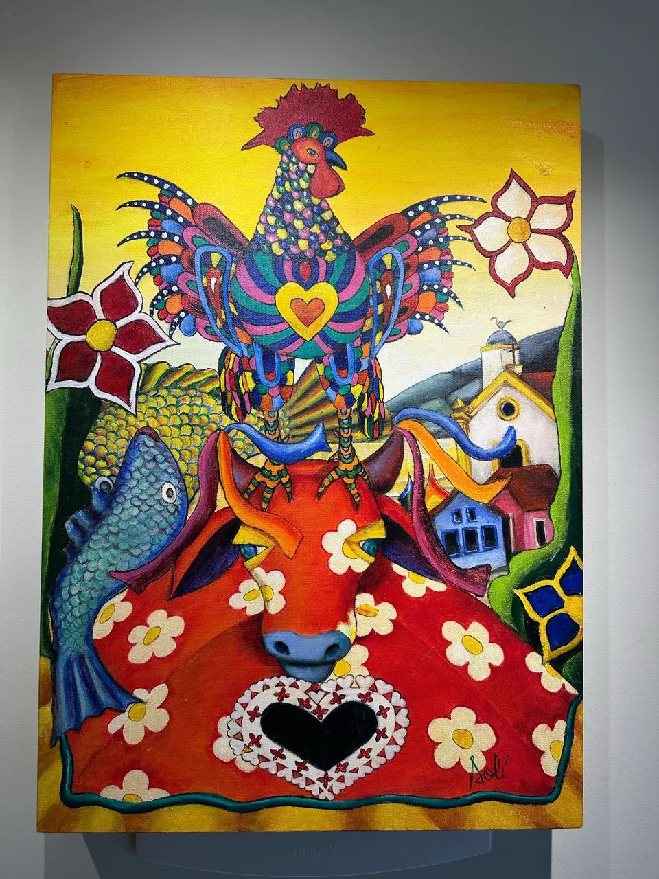 Quadro Pintura da Artista Catarinense Solí
