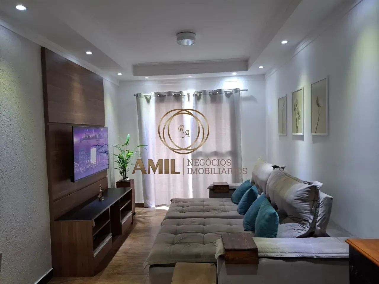 JM Apartamento, 3 dormitórios sendo uma suíte, sacada, 88m², Edifício Torres do Parque, Ja
