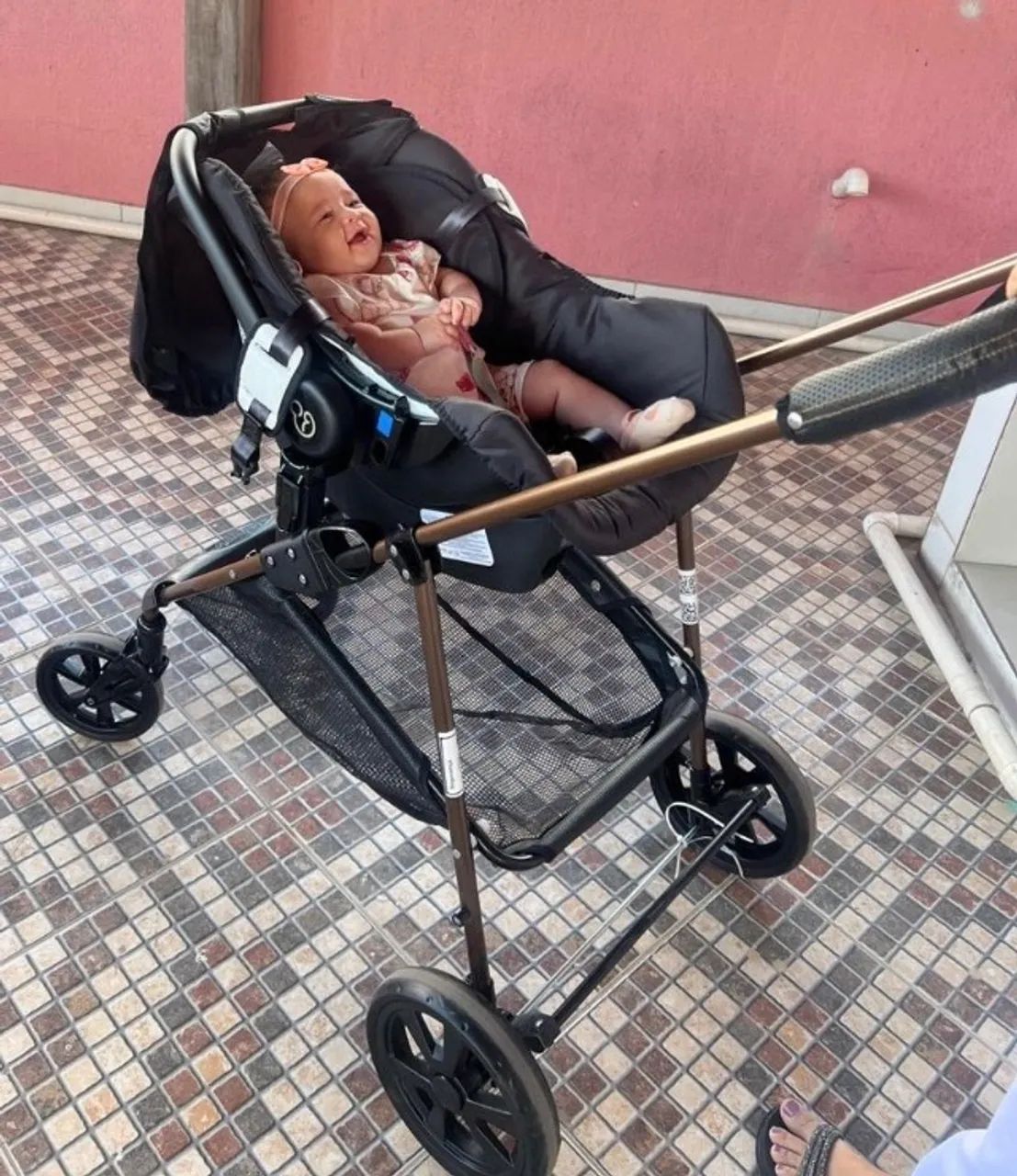 Carrinho de bebê e berço infantil  - Foto 3