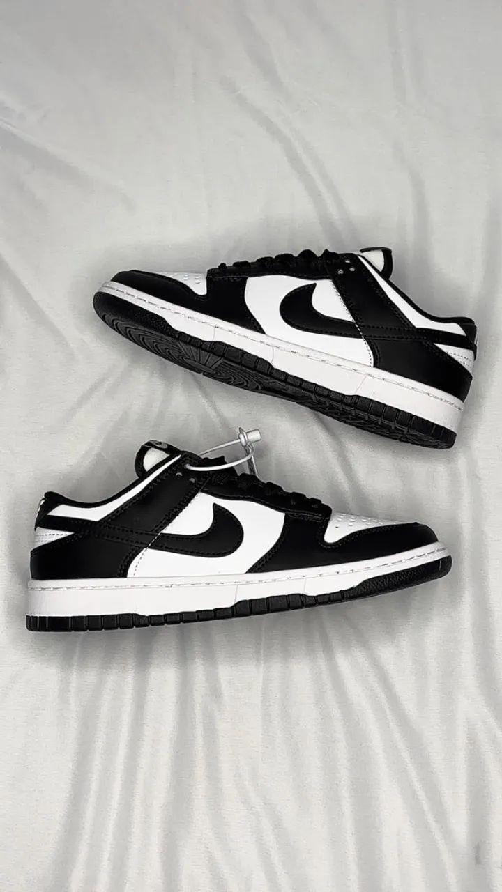 tênis nike dunk low retro preto e branco