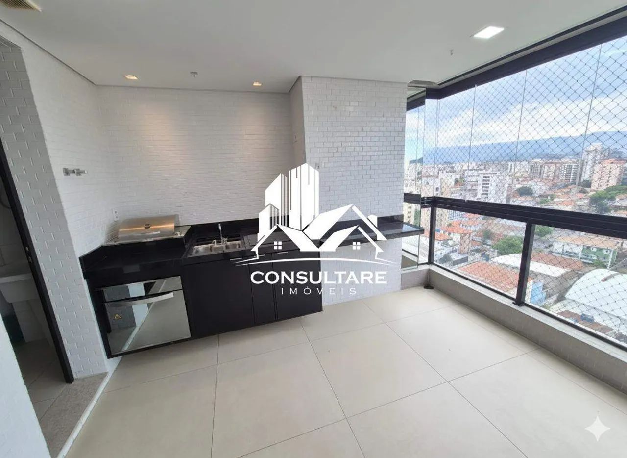 Apto Novo com 3 dorms, na Aparecida em Santos R$ 1.490 MIL Cod: 6044