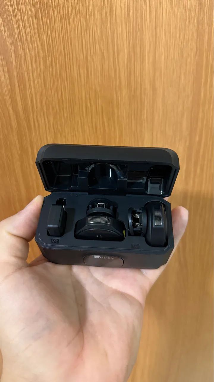 Microfone de Lapela Sem Fio ONEX ? Duplo - Foto 3