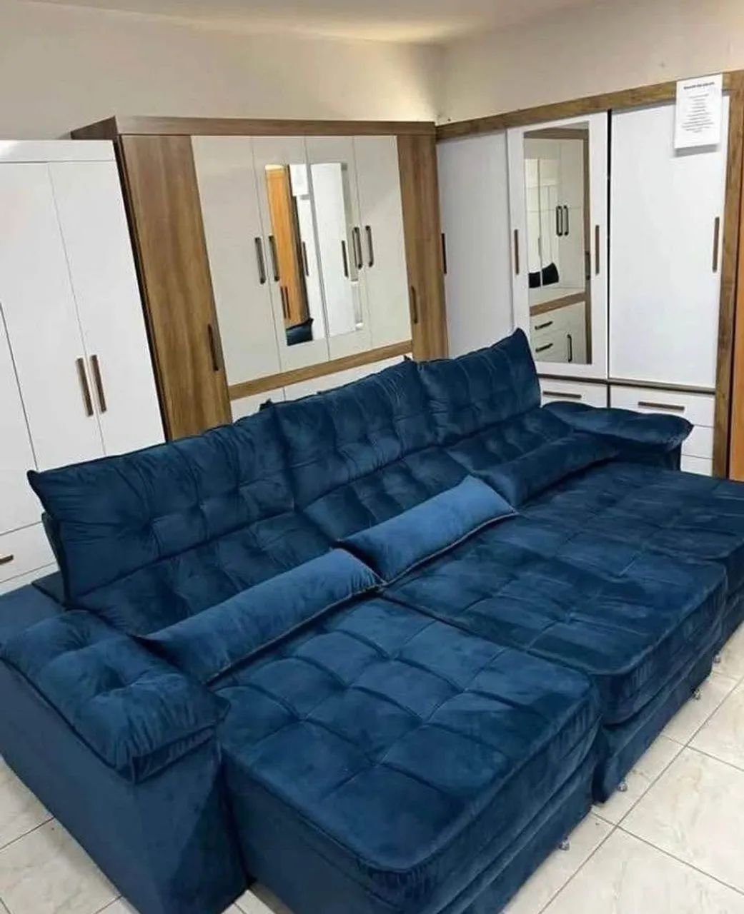 Lançamento SOFÁ RETRÁTIL E RECLINÁVEL PAGAMENTO NA ENTREGA 