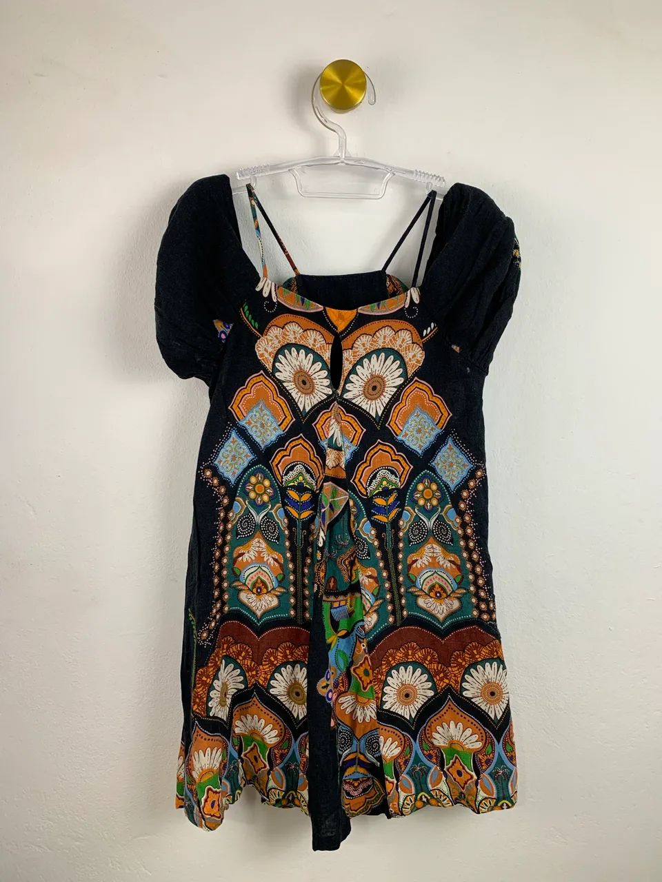 Vestido estampado curto Farm  - Foto 2
