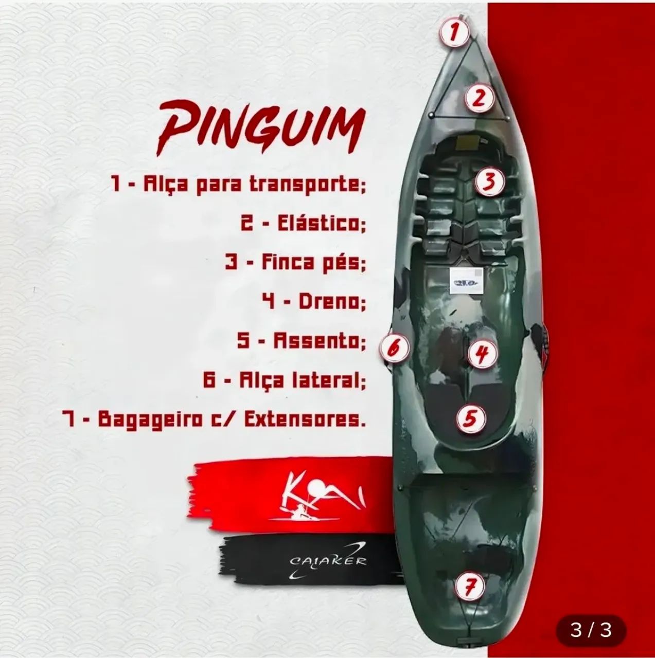 Caiaker Pinguim - Foto 6
