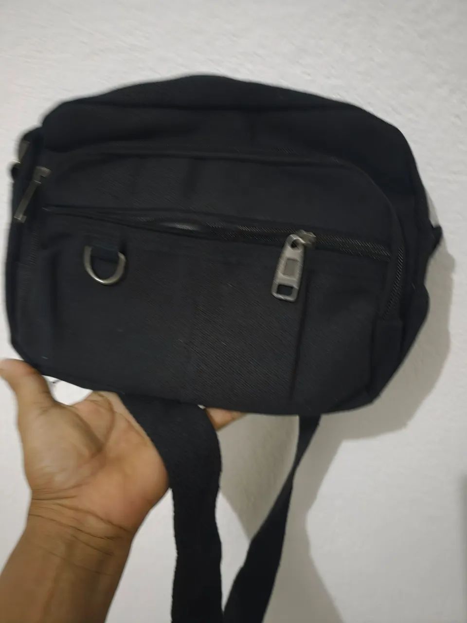 Bolsa de lado tecido nova