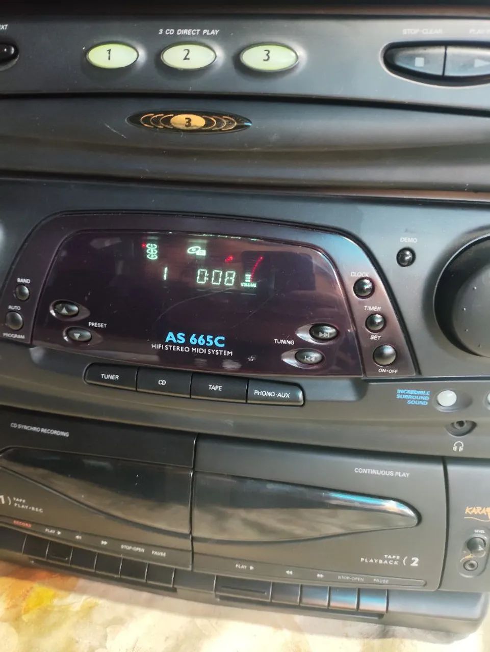 System Philips As665c funcionando tudo perfeitamente  - Foto 5