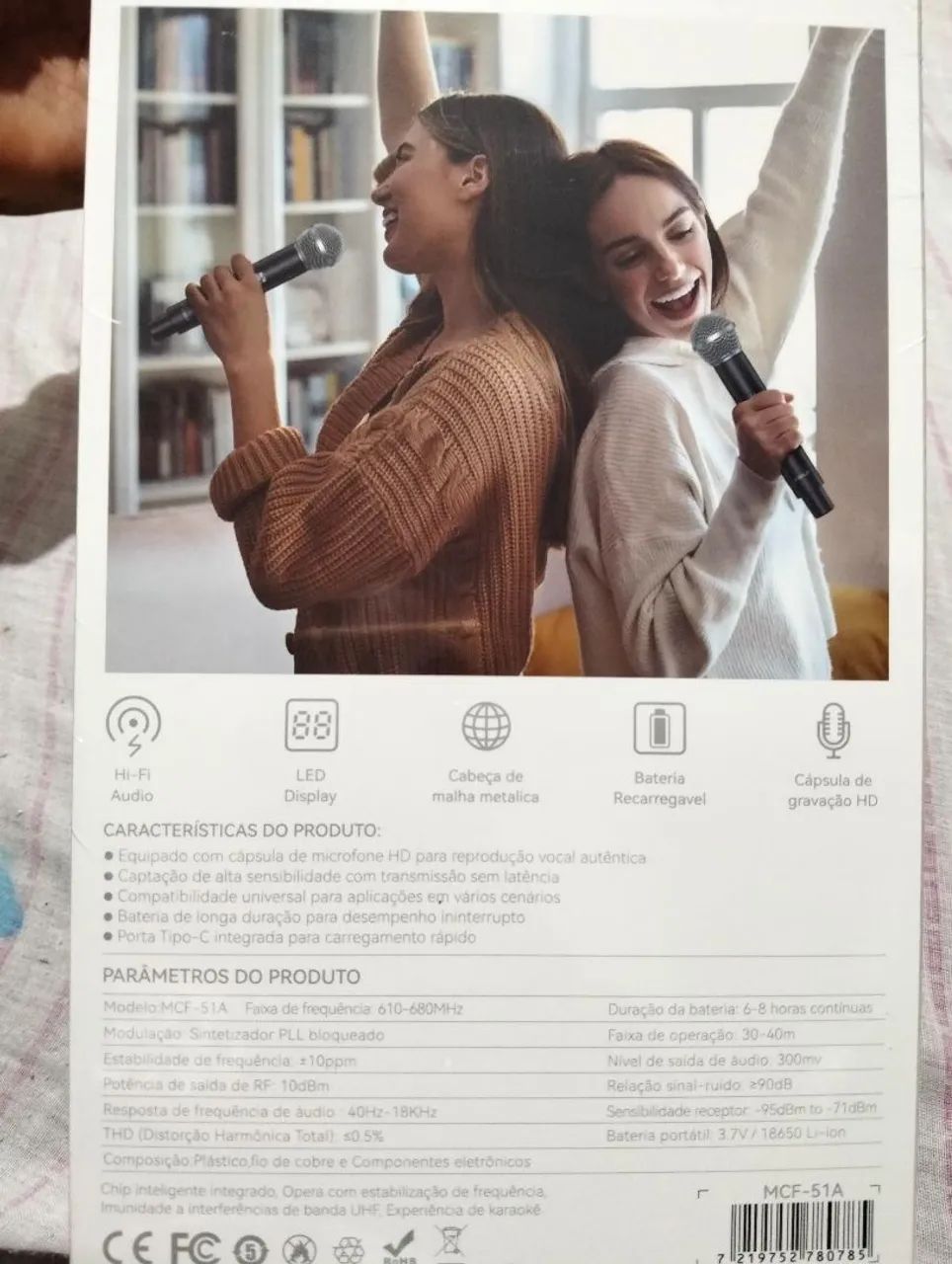 Microfone sem fio Duplo - Foto 2