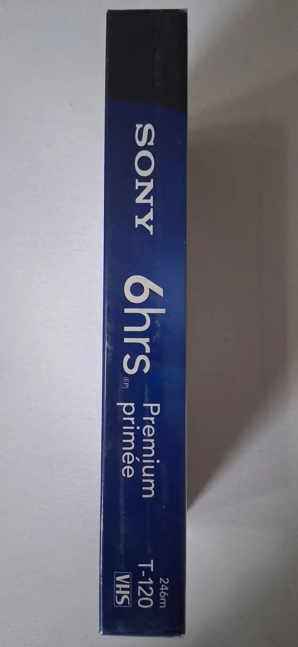Fita vhs sony premium nova/lacrada  - Foto 3