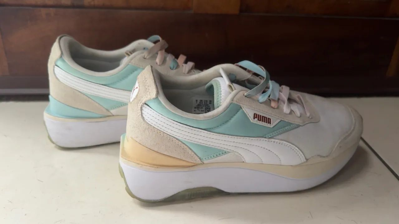 Puma Cruise Rider GL 'White Eggshell Blue? EUA 9.5/BR 40 - Foto 2