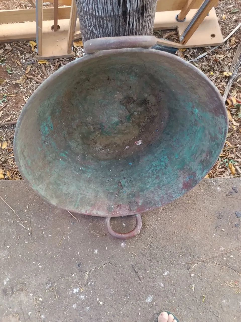 Tacho de cobre antigo