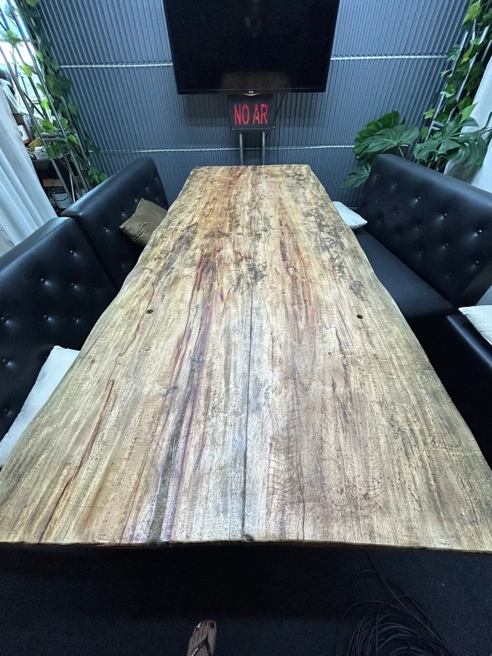 Mesa grande de madeira maciça  - Foto 4