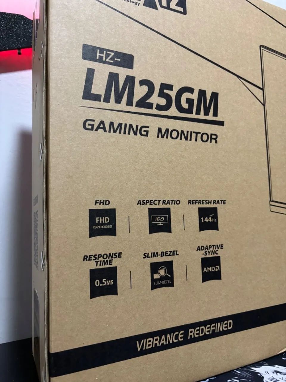 Monitor 144hz 25 polegadas novo - Foto 2