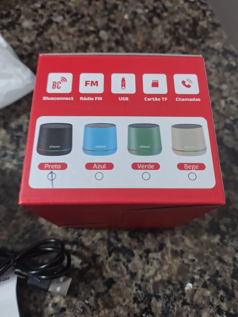 Mini caixinha de som Bluetooth Xtrad - Foto 3