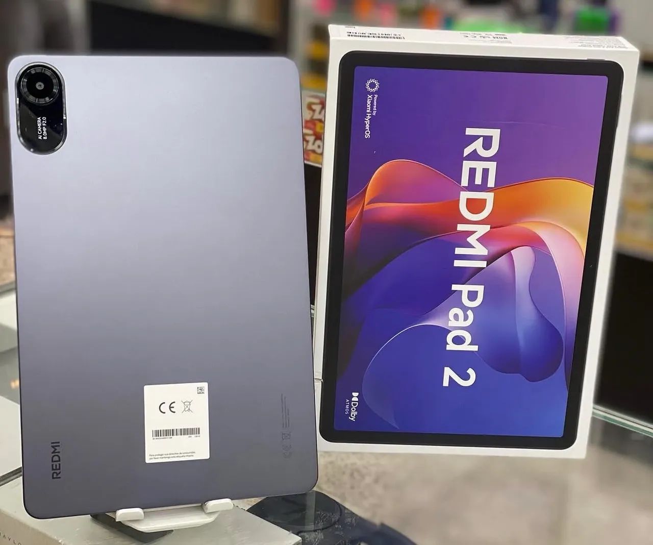 Tablet Xiaomi Redmi Pad 2 11 Polegadas 128GB 04GB RAM Novo Capa película entregamos