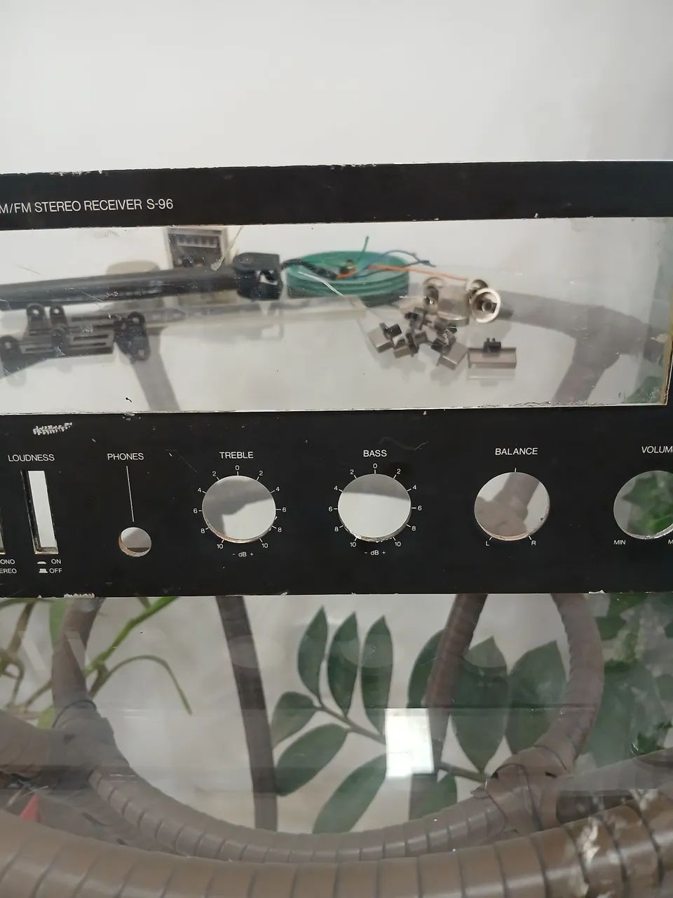 Painel frontal Receiver Gradiente S96 para restauro  - Foto 3