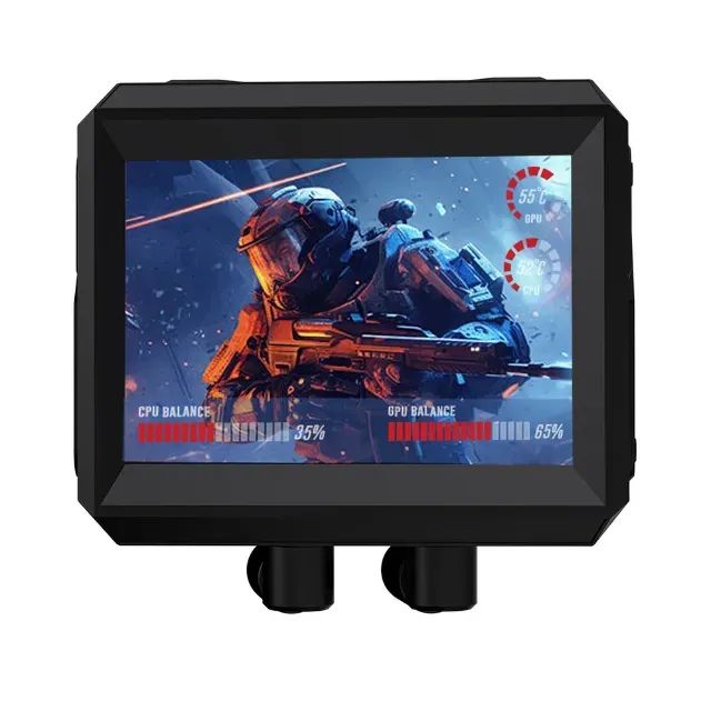 WATER COOLER ROUND 5 NOTUS BLACK LCD 360MM N/NF - Foto 4