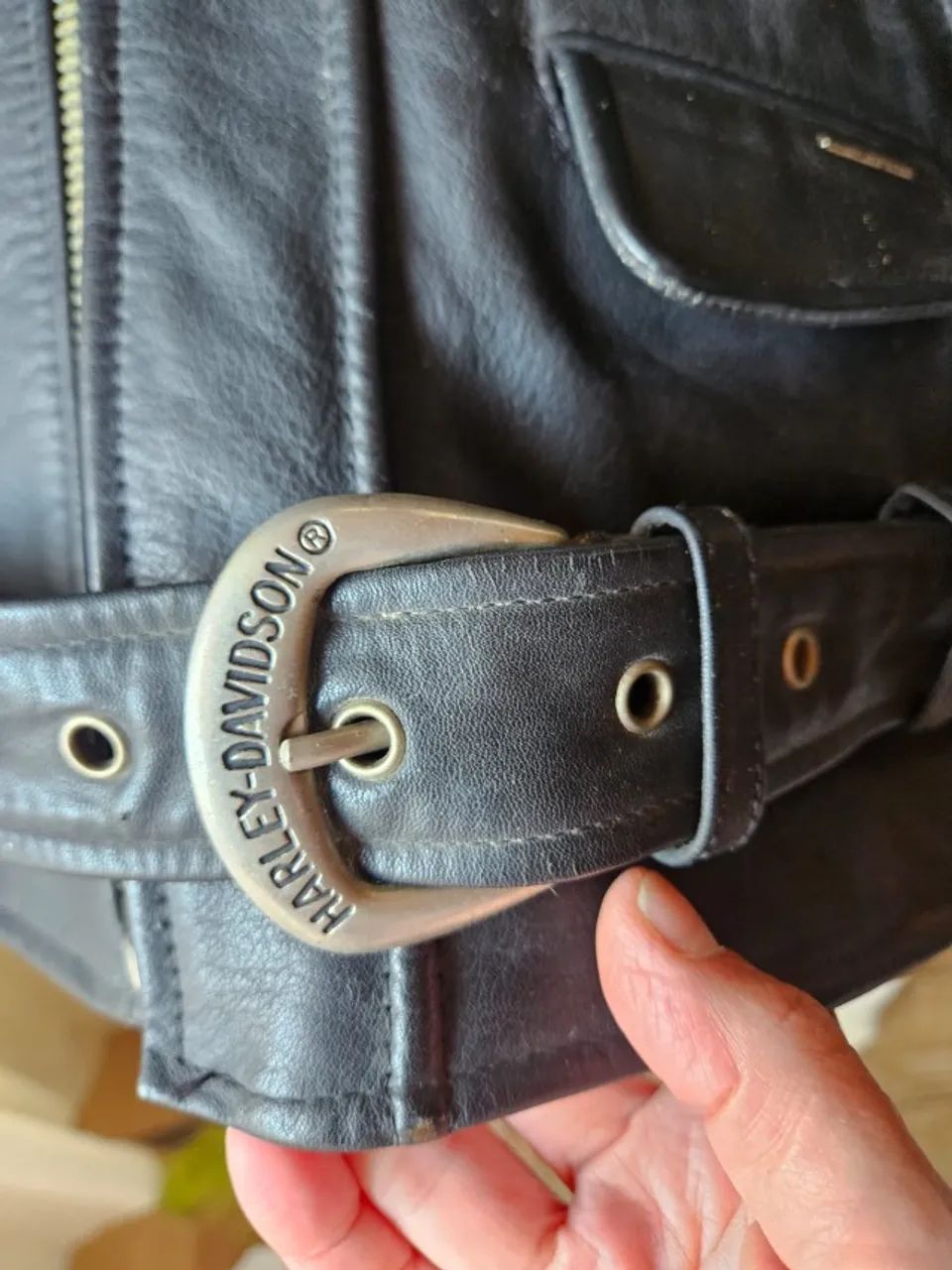 Jaqueta de Couro Harley-Davidson 1998 (Sem Uso) - Foto 4
