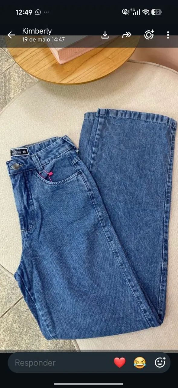 Calça jeans Wide leg  - Foto 2