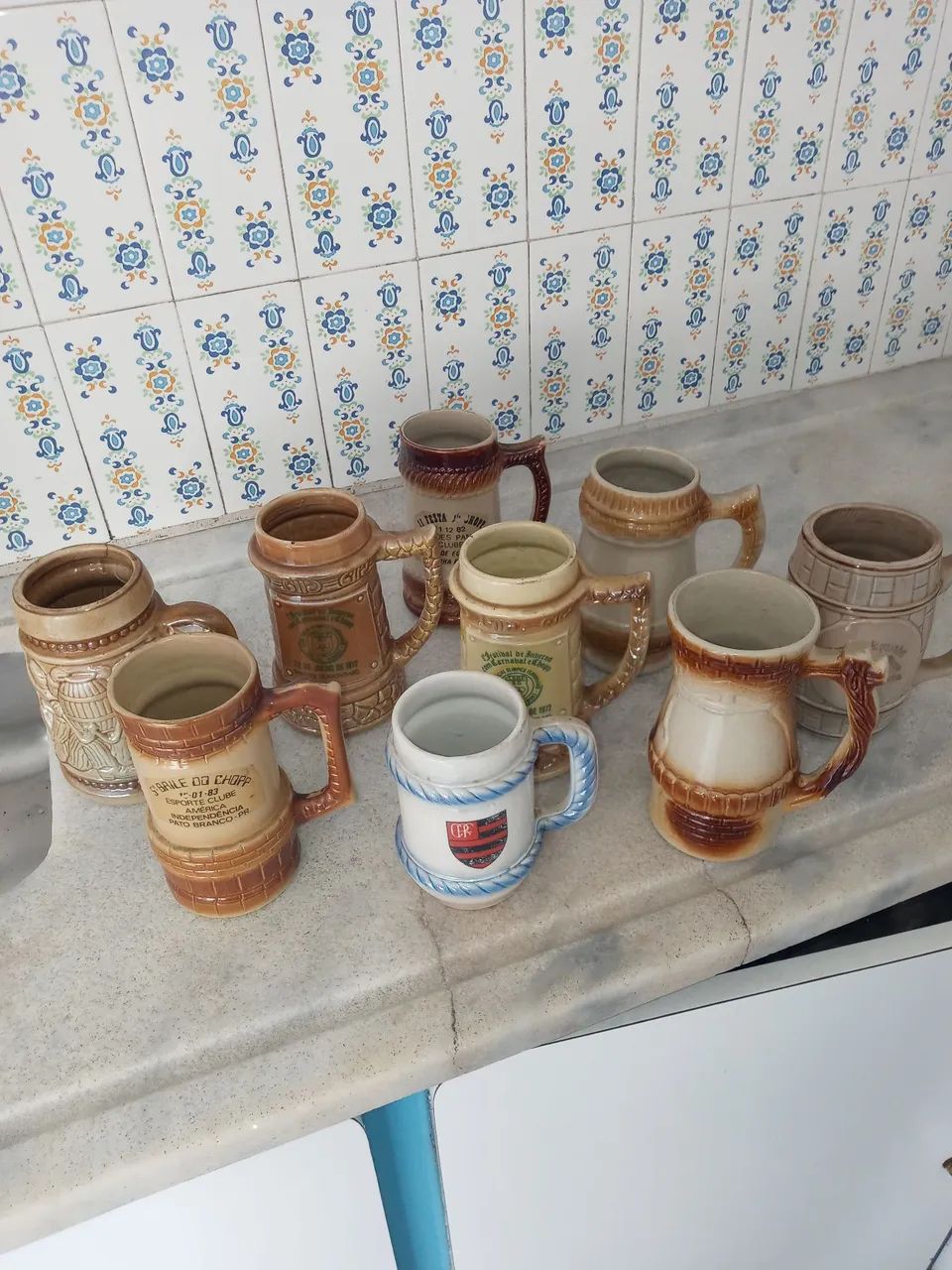 KIT DE 9 CANECAS DÉCADA DE 60 - Foto 2