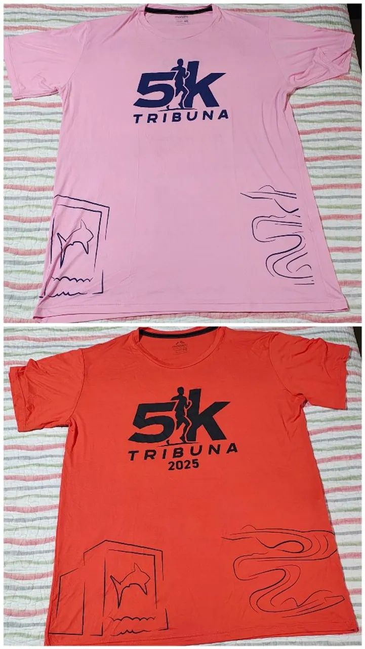 4 camisas corrida TRIBUNA de Santos - Foto 2