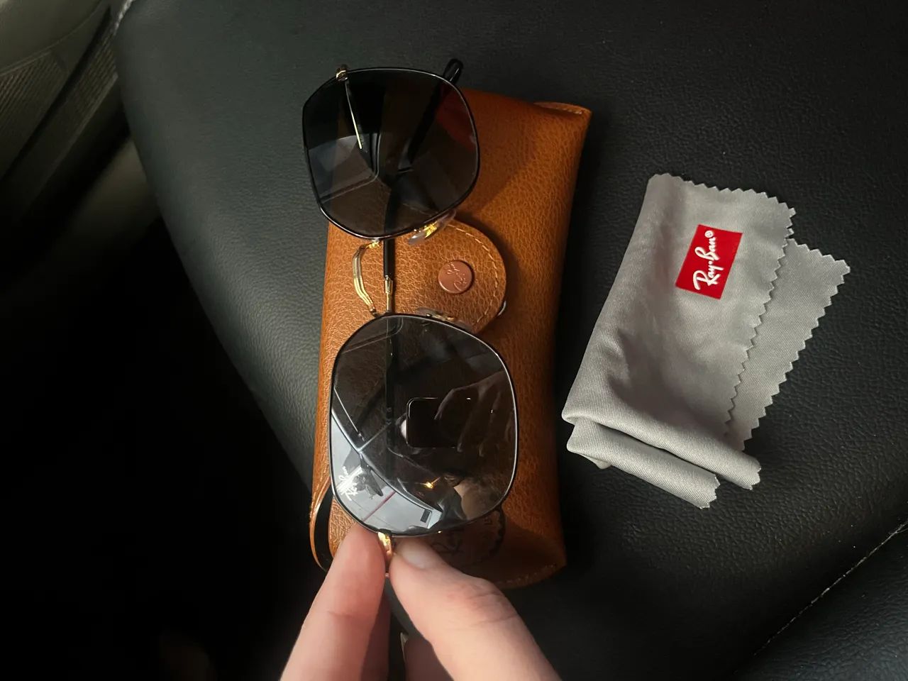 Óculos Rayban Original Hexagonal - Foto 4