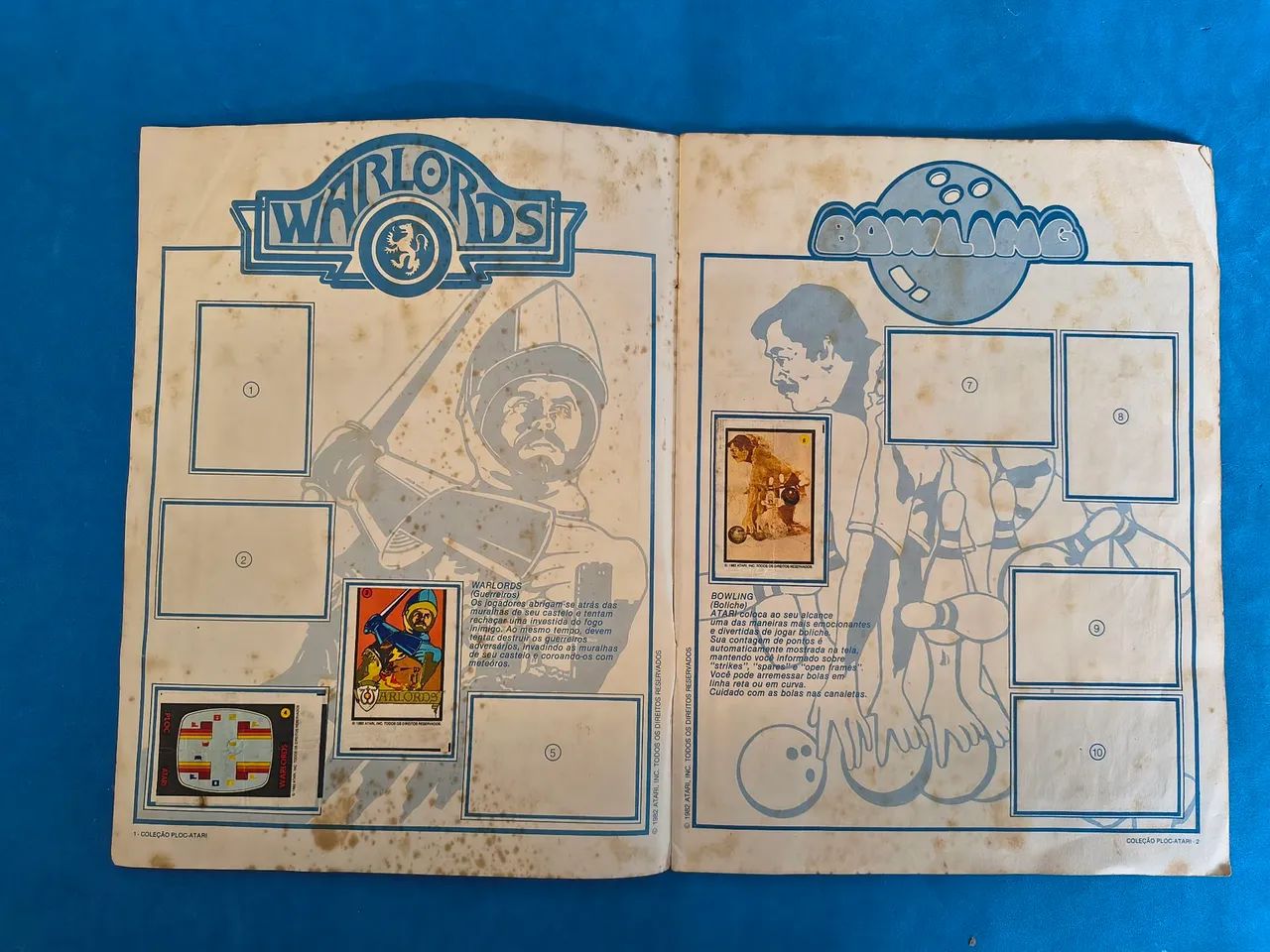 Álbum de Figurinhas Chicletes Ploc Atari 1982 - Foto 2