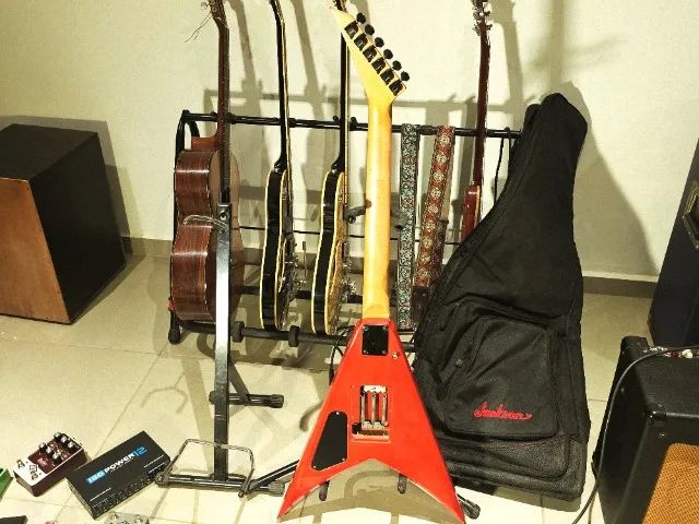 Guitarra Jackson King V3 (Kv3) Japan -Amber Sunburst 1998 c/ Bag