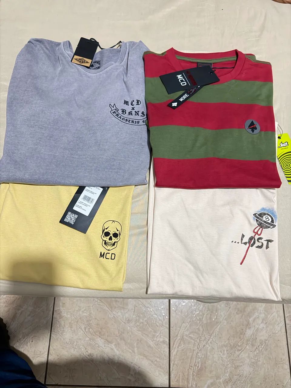 Camisas e camisetas MCD e LOST ORIGINAIS 