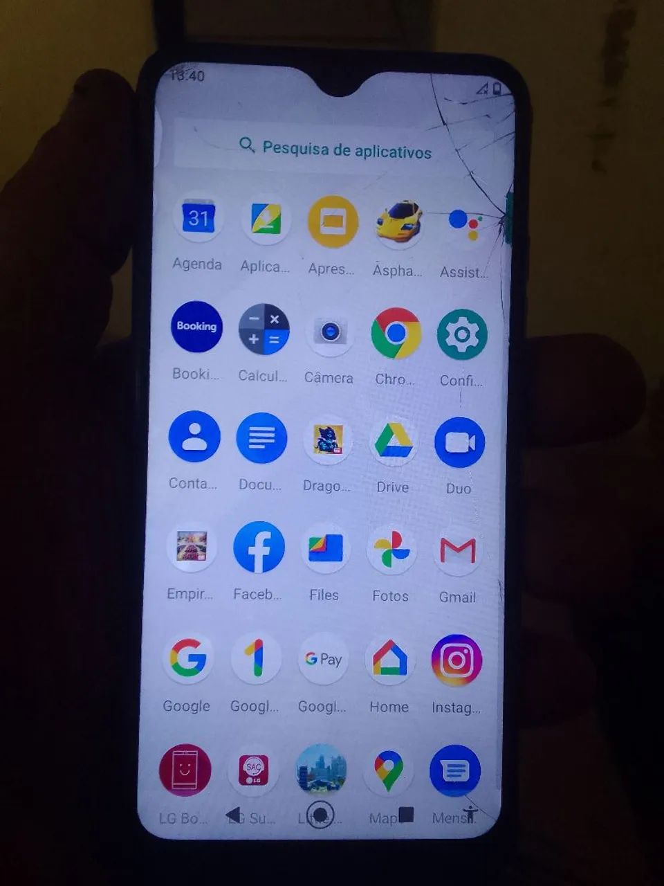 LG k22+ 64gb 4 de ram leve trincado funcionando perfeitamente  - Foto 5