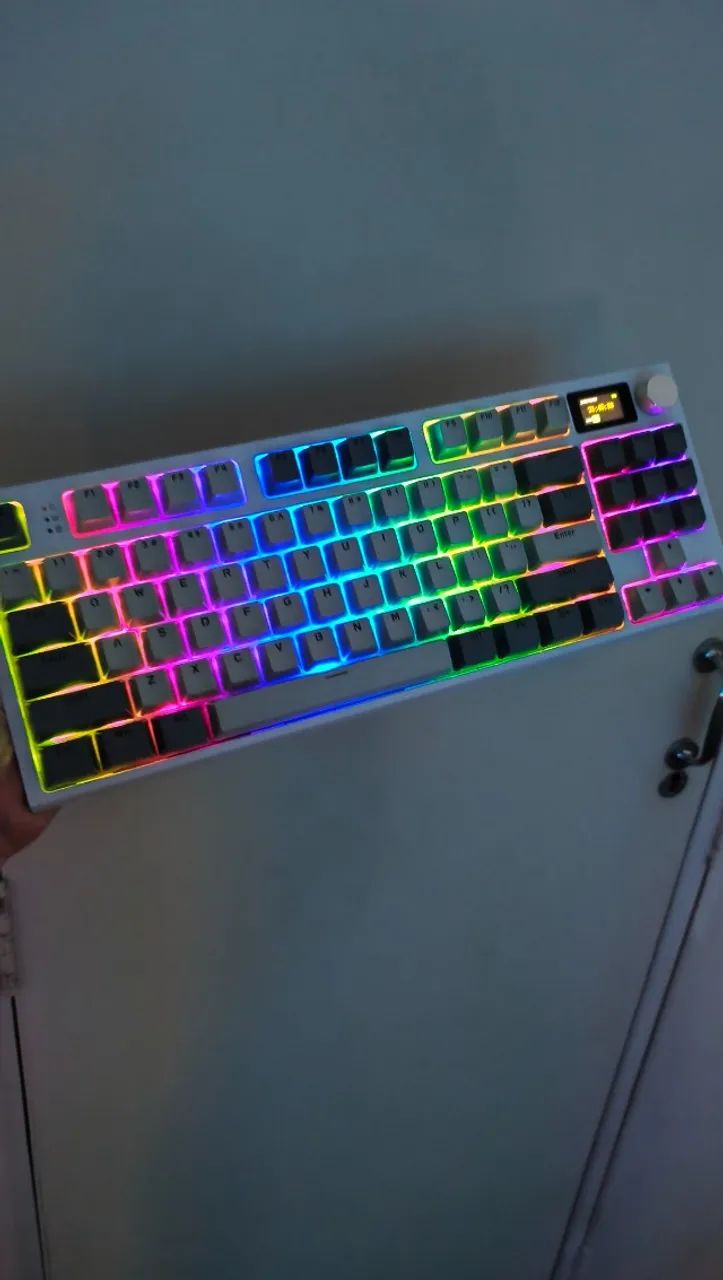 Teclado Mecanico 75% Attack Shark K86 RBG sem fio - Foto 2