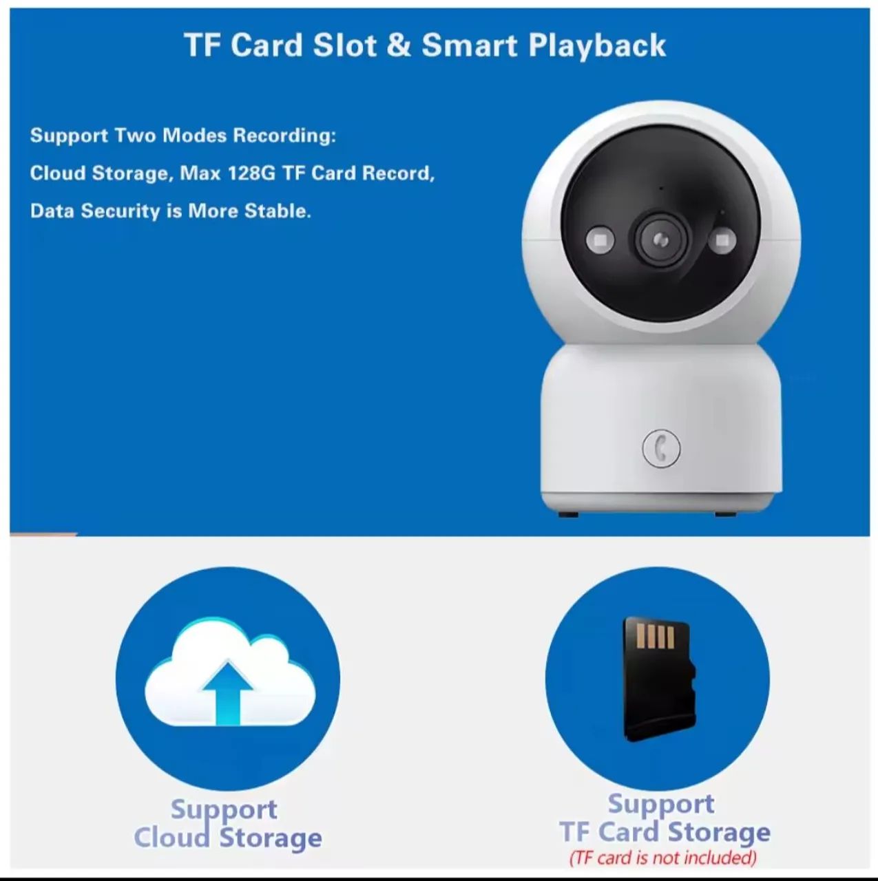 Câmera IP Wi-fi Interna com chamada por um toque - Foto 2