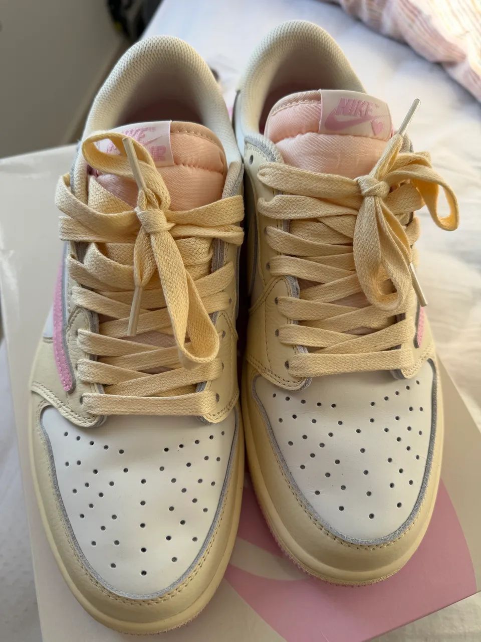 Tenis jordan travis scott shy pink - Foto 2