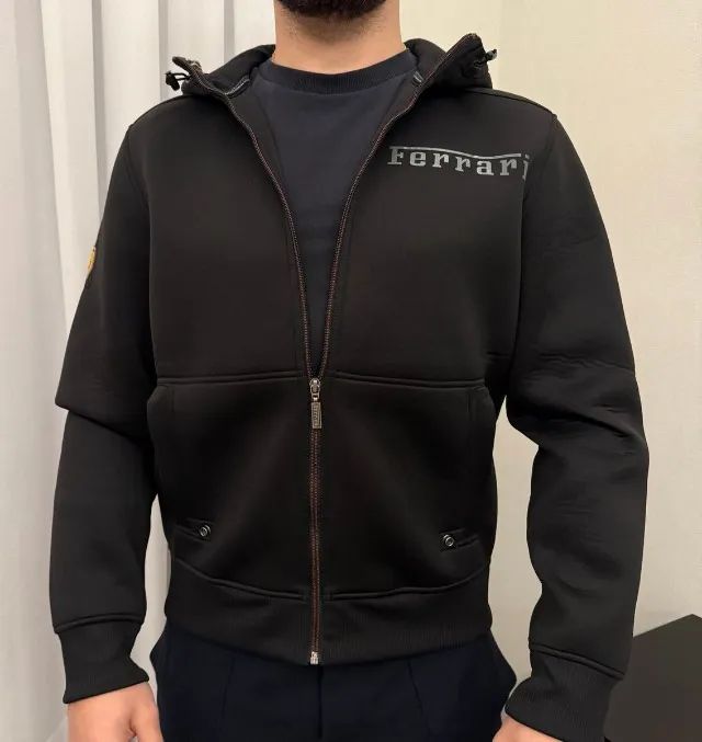 jaqueta puma ferrari preta