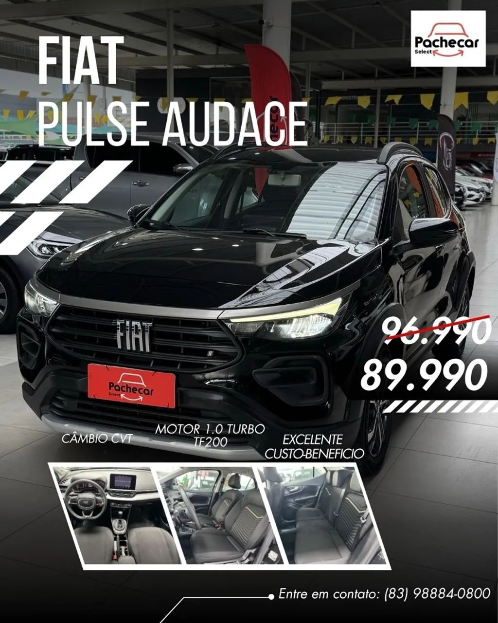Fiat Pulse PULSE AUDACE 1.0 Turbo 200 Flex Aut. 2025