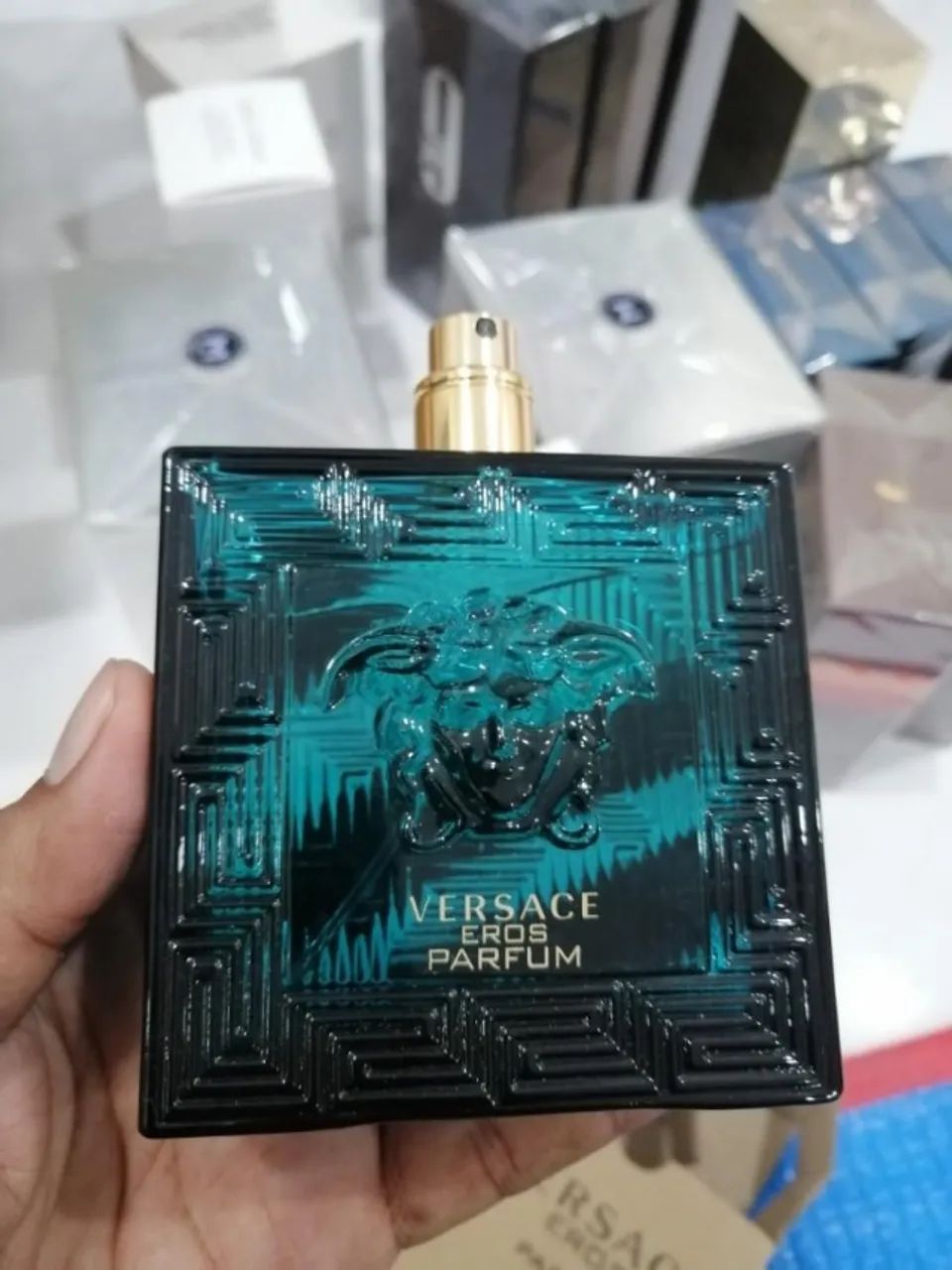Perfume Versace Eros Parfum 100ml - Novo e Original! - Foto 3