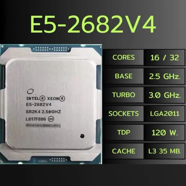 Kit Xeon E5 2682 V4 + Placa Mãe Soyo X99 TMP 2.0 + 16GB (2x8) DDR4