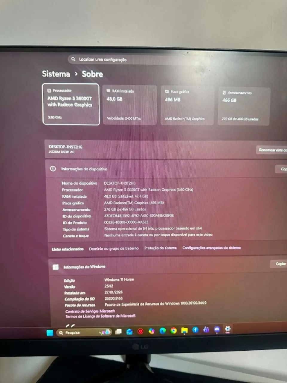 pc gamer ryzen 5600gt