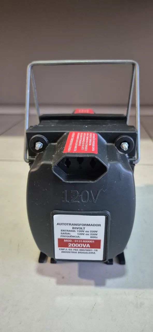 AUTOTRANSFORMADOR 2000VA BIVOLT FORCE LINE 10A - Foto 2