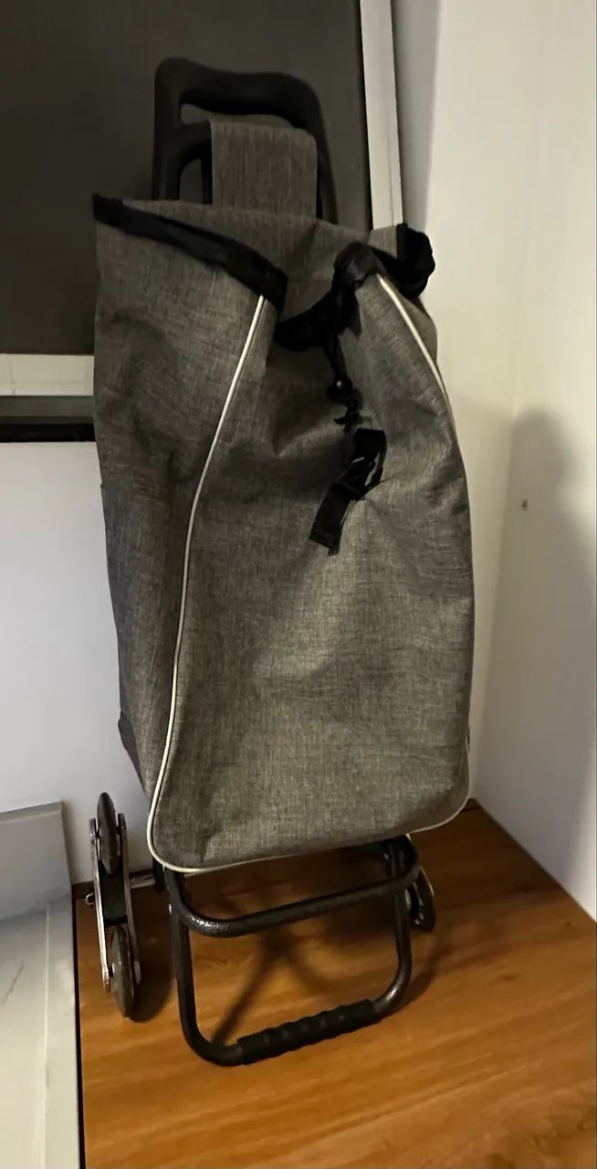 Carrinho De Compras E Feira Vghome Com Rodas Sobe Escadas - Foto 3