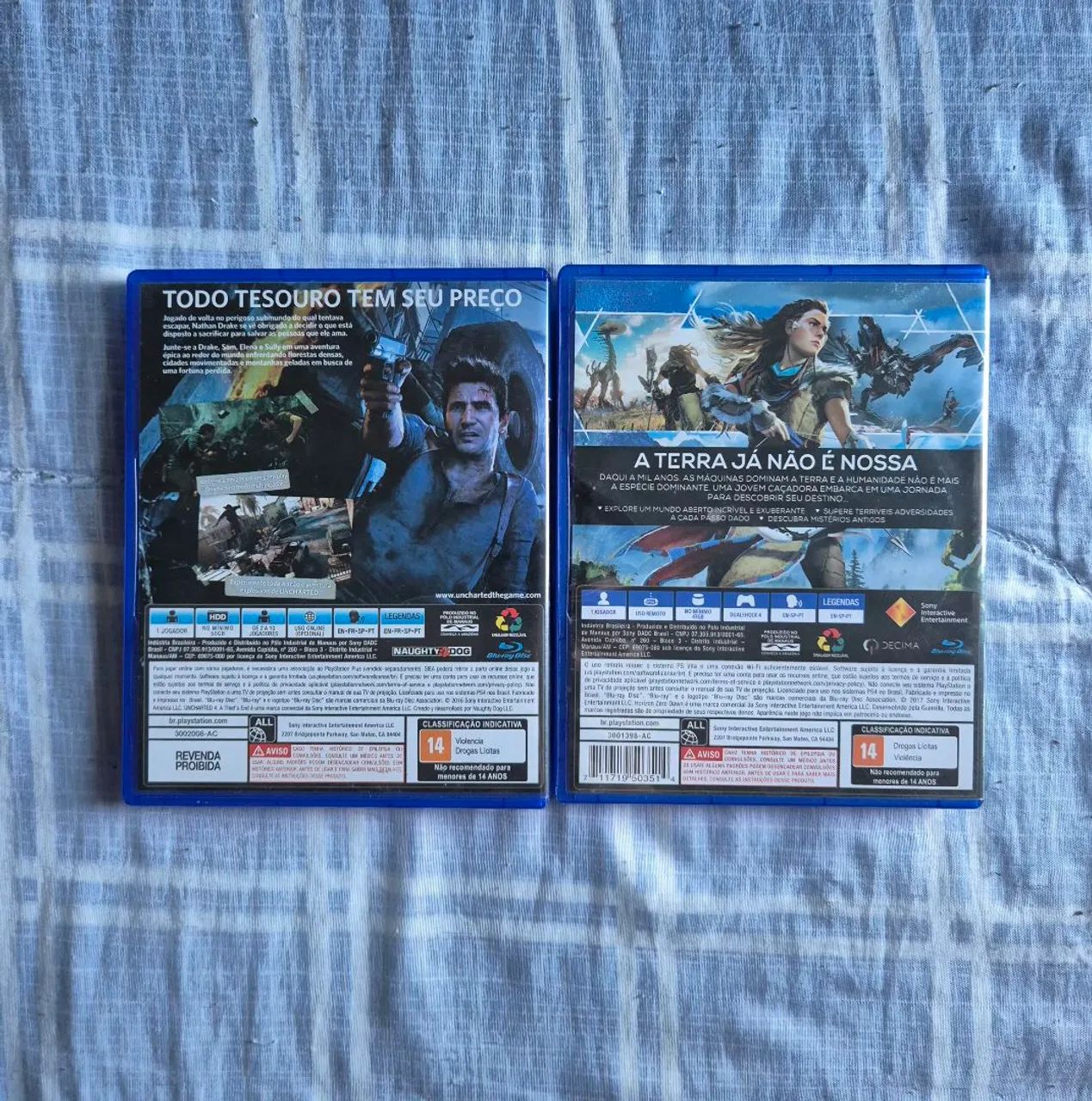 Uncharted 4 e horizon zero down - Foto 2
