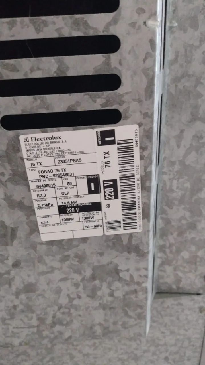 Fogão Electrolux 5 Bocas Forno com Grill - Excelente Estado - Foto 3