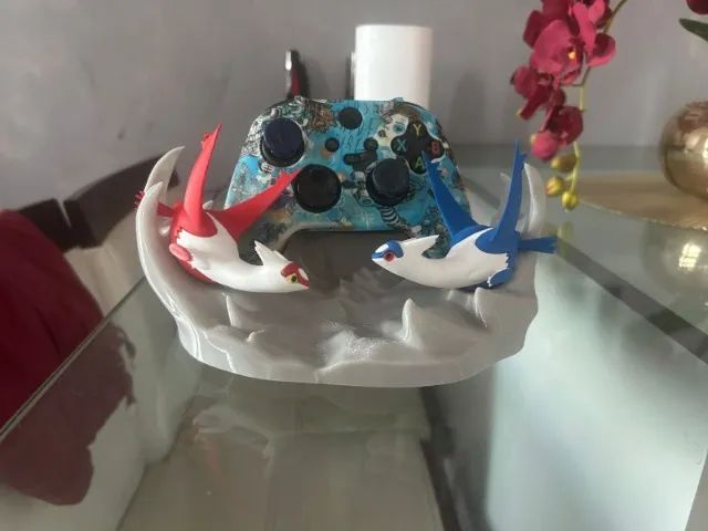 Suporte para Controle Diorama Pokemon Latios e Latias - Foto 5