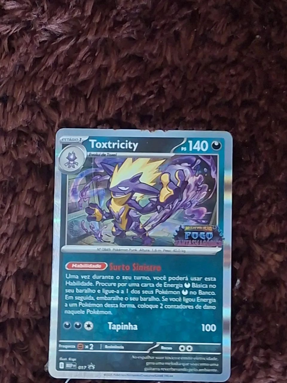 Card de pokemon MEGAEVOLUÇÃO 