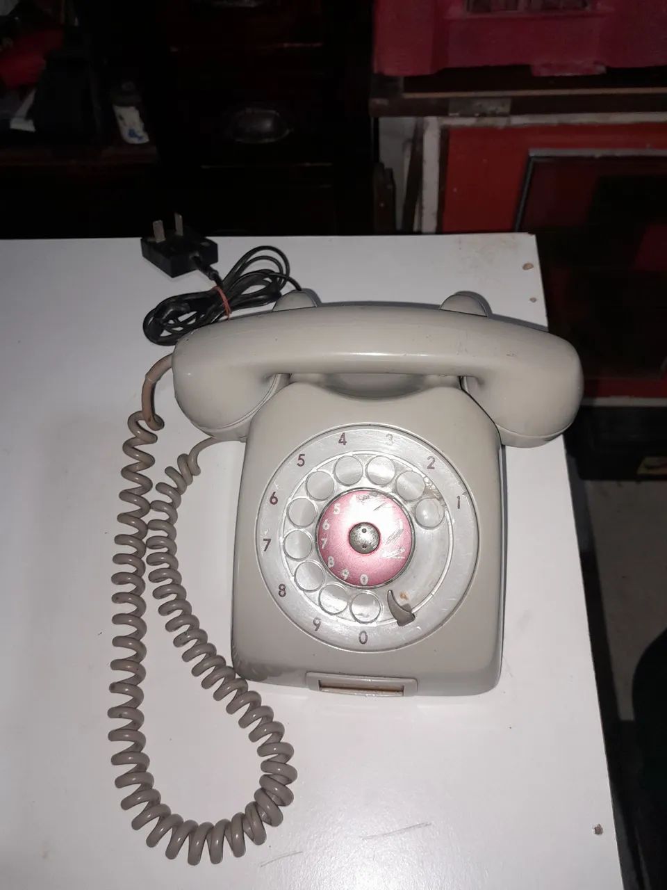 Telefone antigo de disco 