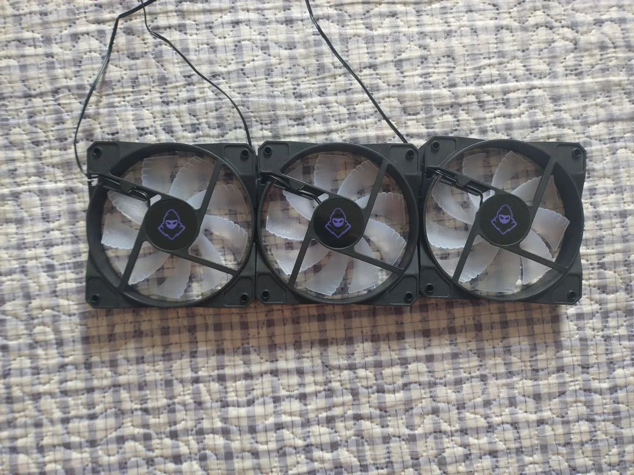 Kit 3 ventoinhas Mancer RGB